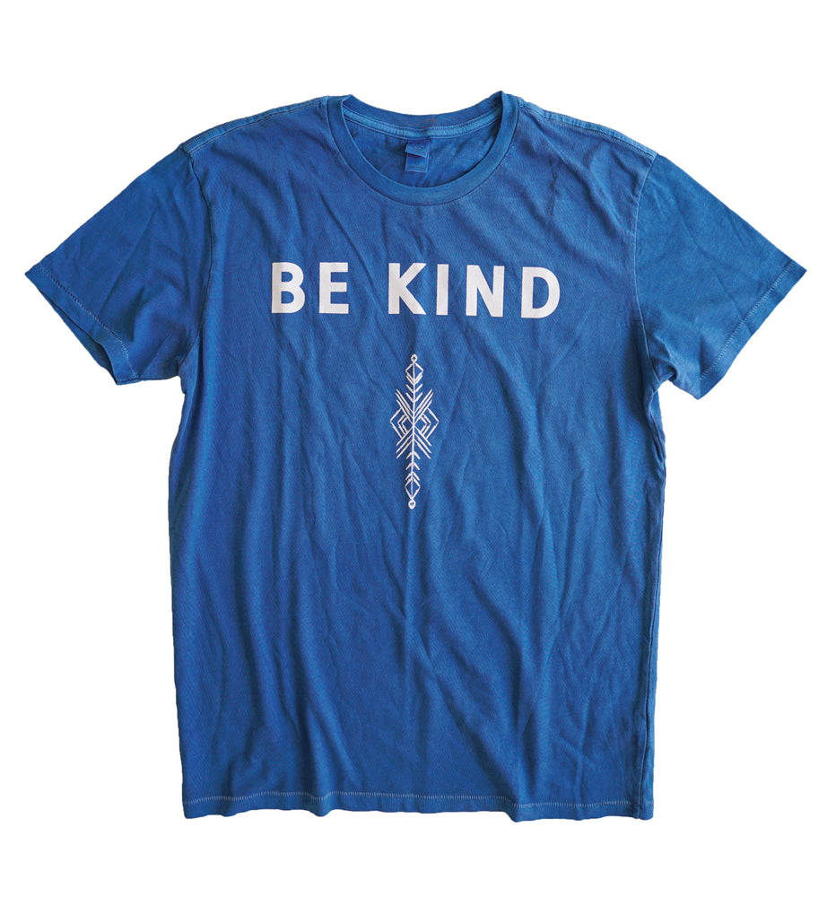 Blue "Be Kind" Tee
